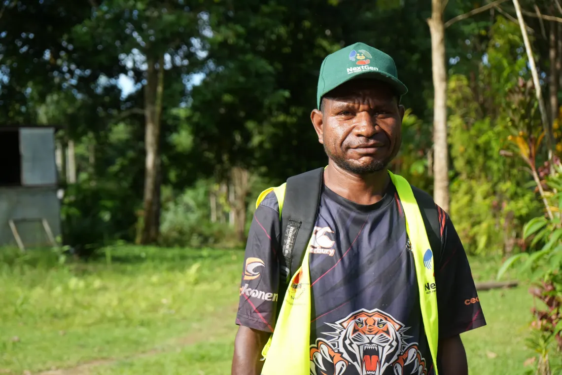 Rodney John, recently trained as a VHA believes the work VHAs do in communities is important.