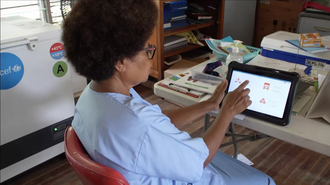 With the introduction of the m-Supply system, health workers like Sr. Garia Baker and Nurse Judy Agui no longer struggle with stockouts and delays, ensuring that life-saving immunizations reach every child on time
