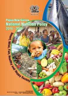 Cover page of Nutrition Policy 2016-20126 report