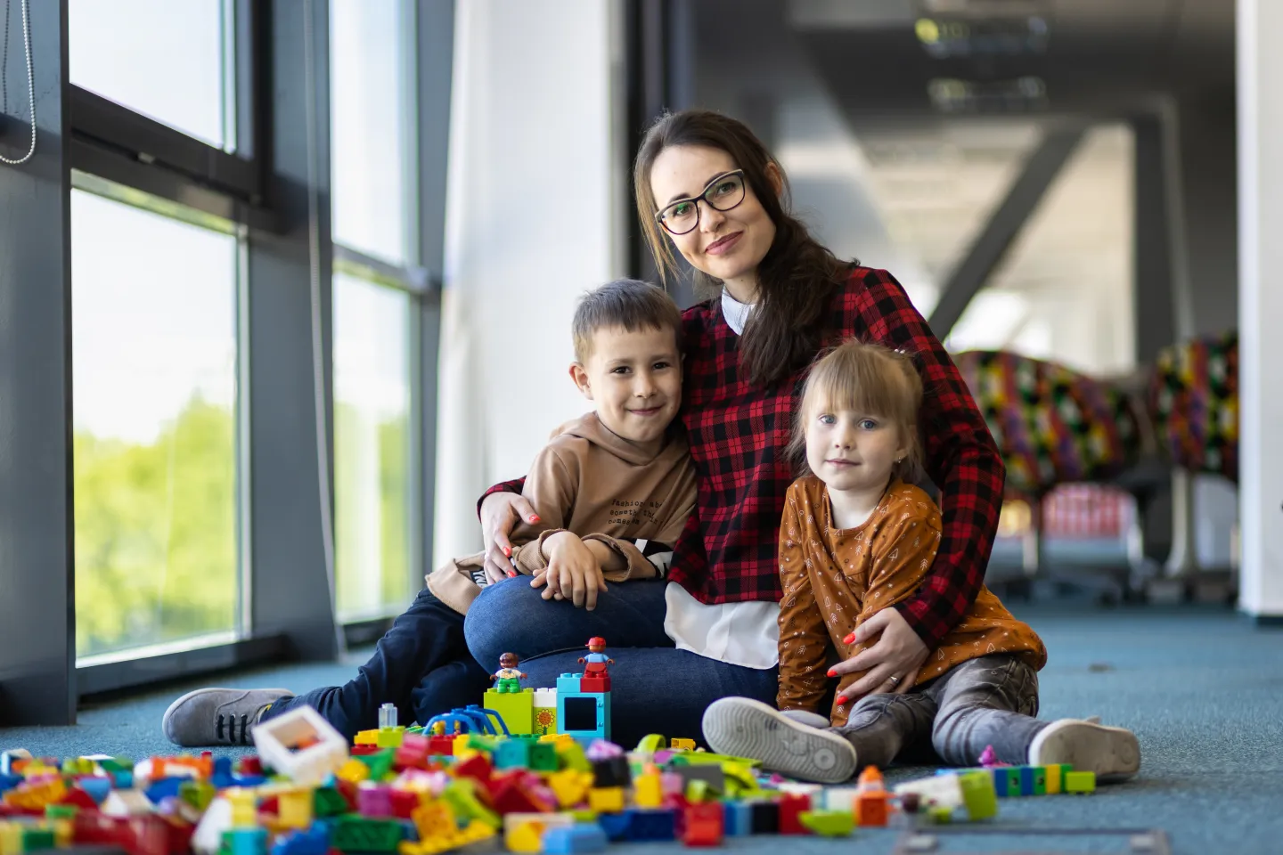 Anastasiia, Kyryl and Melania