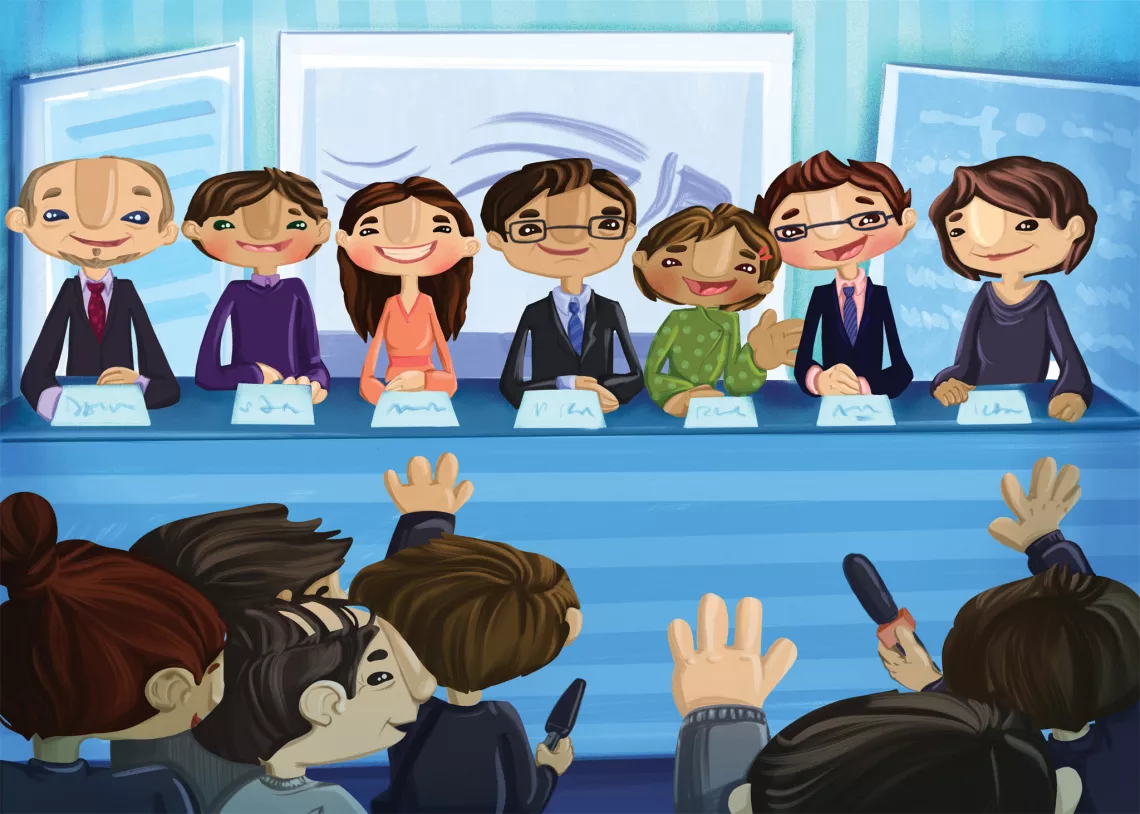 Press conference &ldquo;Promoting child participation and consultation".