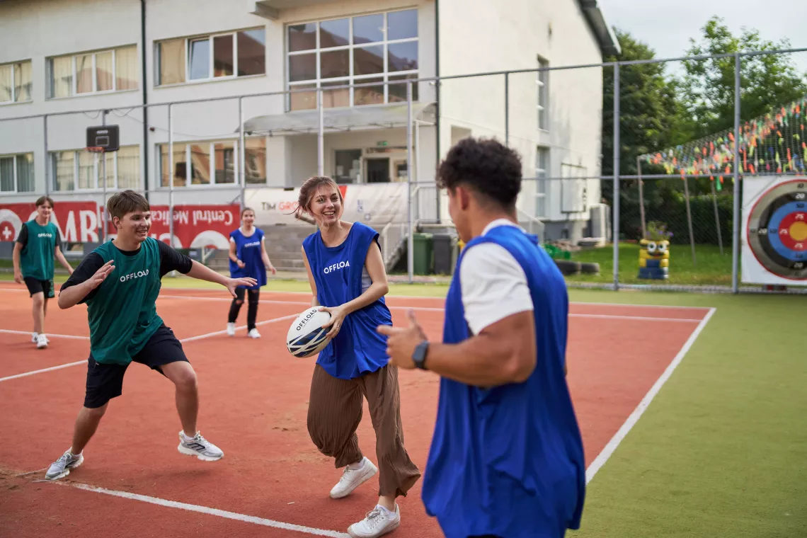 Conectarea prin Rugby |  UNICEF România