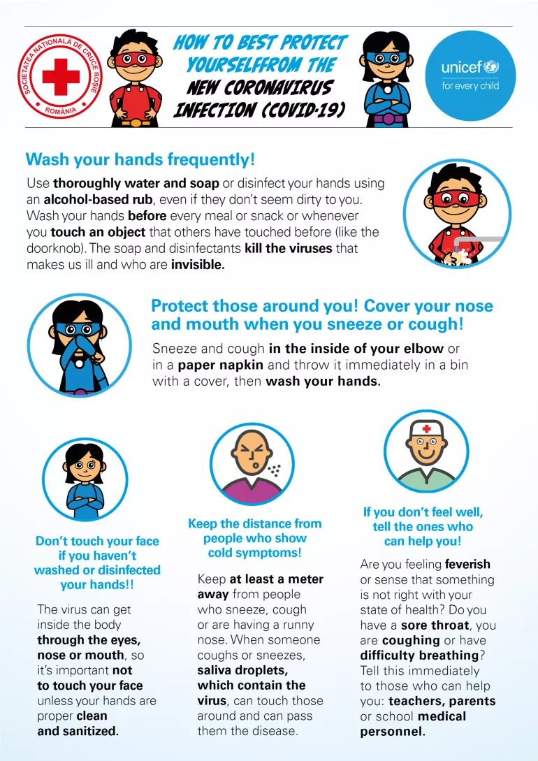 Poster on how to protect yourself from COVID-19