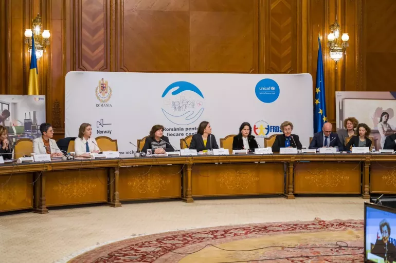 Panel of speakers at the news conference