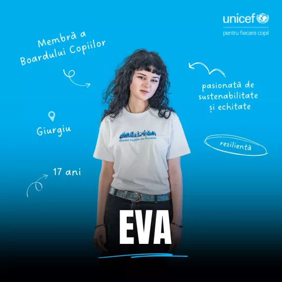 Eva, membră a Boardului Copiilor