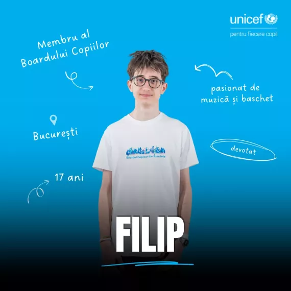 Filip, membru al Boardului Copiilor