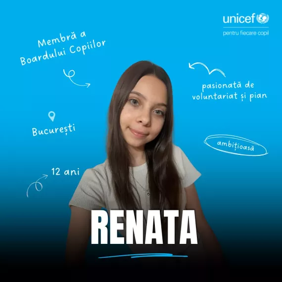 Renata, membru al Boardului Copiilor