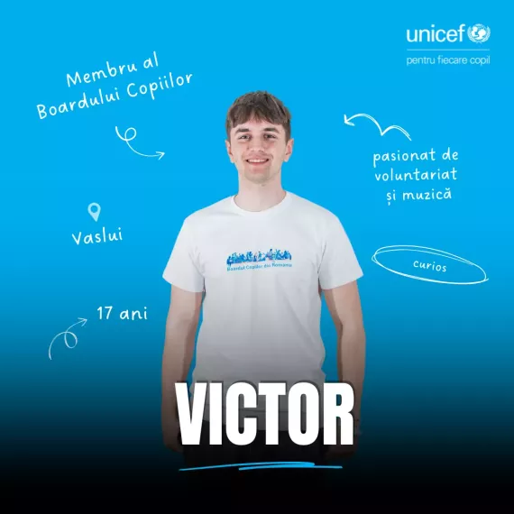Victor, membru al Boardului Copiilor