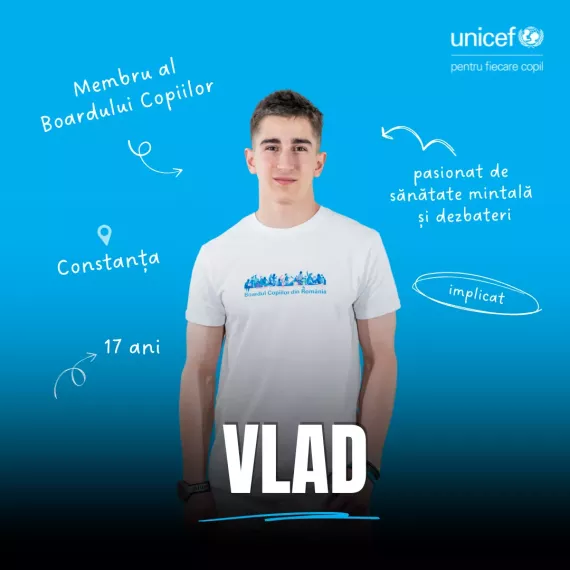 Vlad, membru al Boardului Copiilor