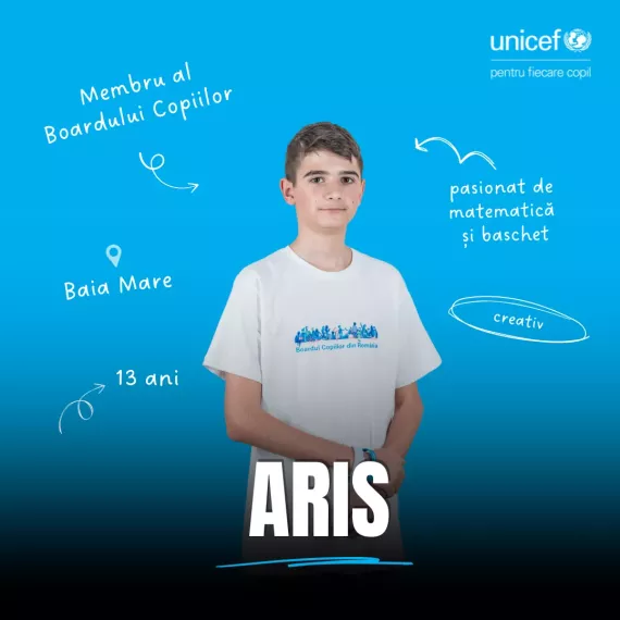 Aris, membru al Boardului Copiilor