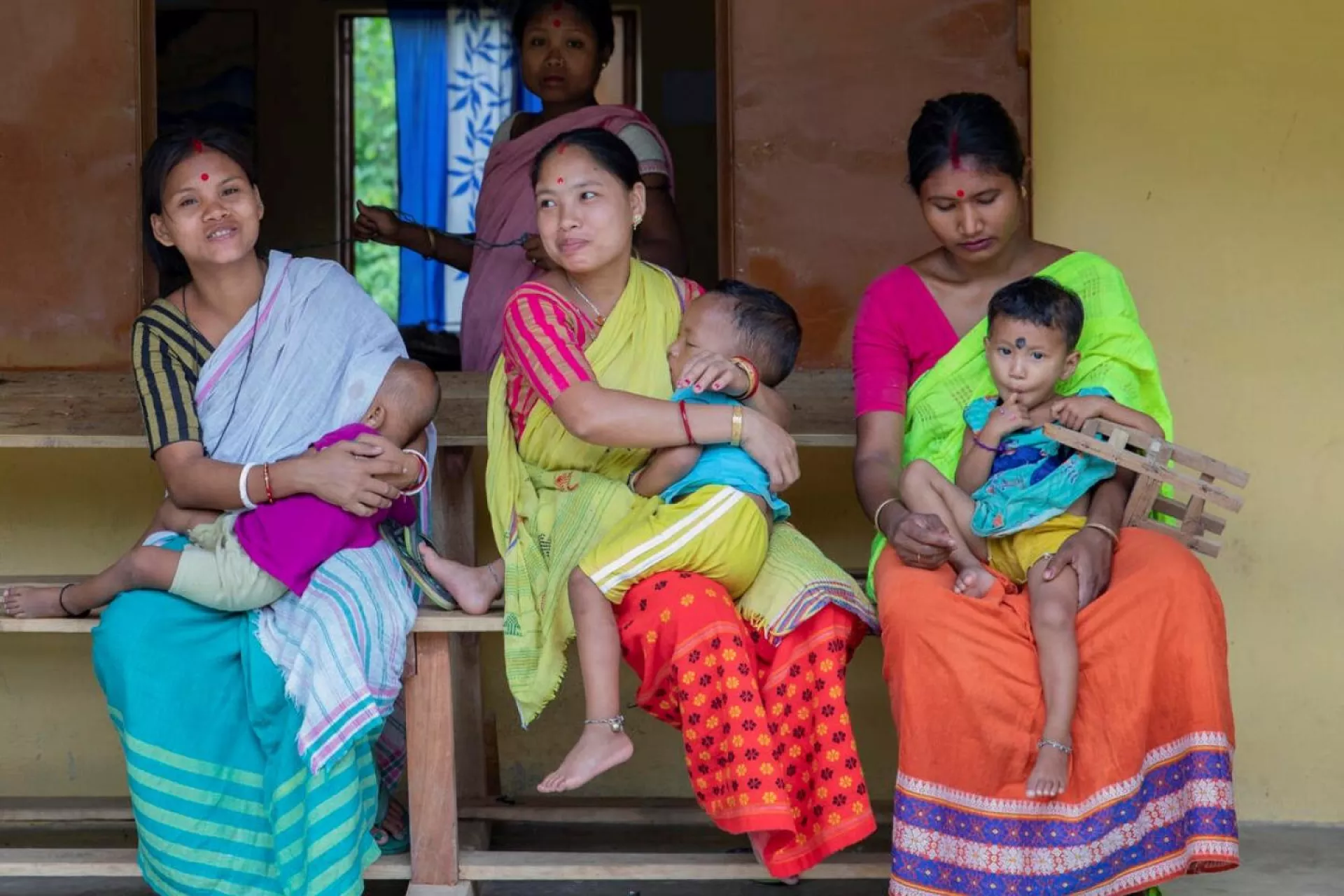 mothers in breastfeeding corners 
