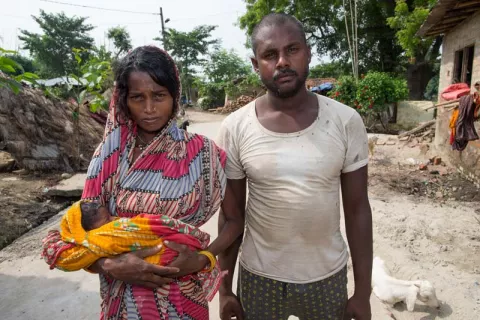 Victims of South Asia flood