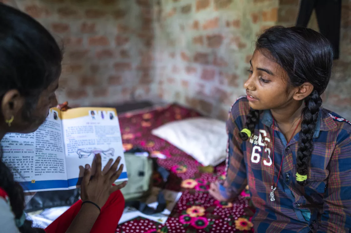 Radhika explains about Menstrual Hygiene Management 