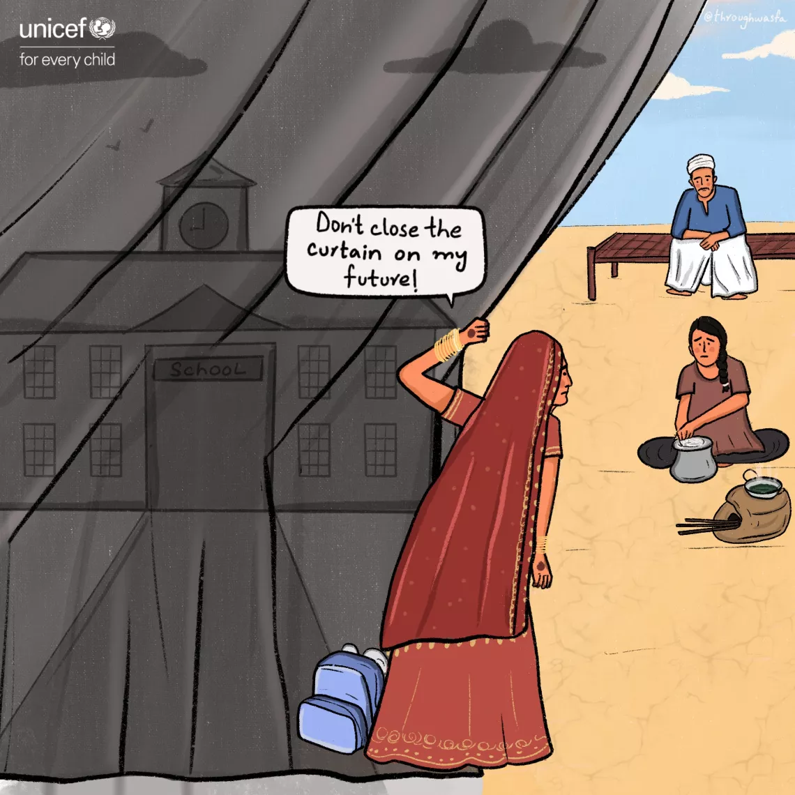 Child marriage robs children of their childhood and their future. 