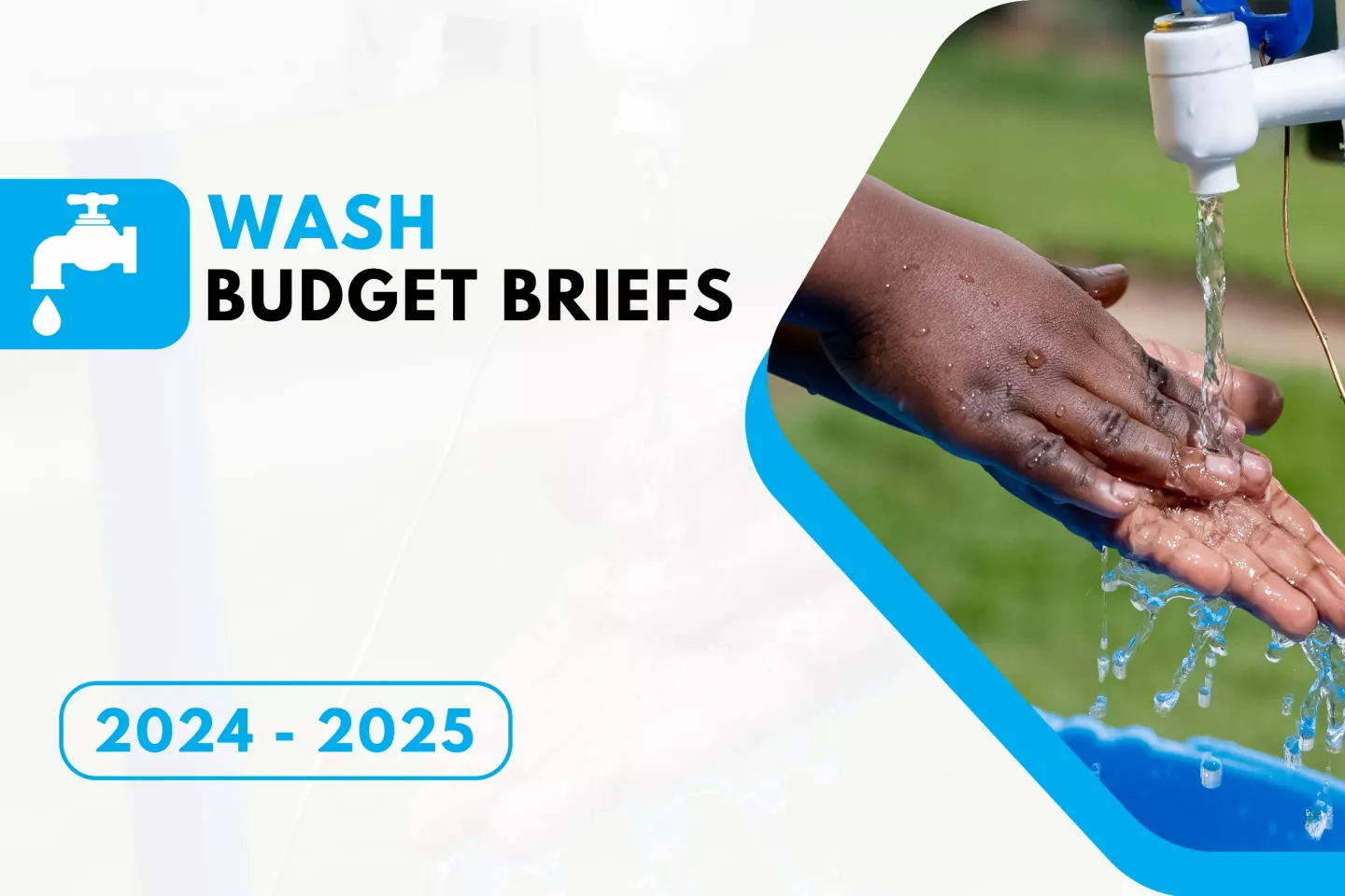Design of cover Page Budget Brief on WASH