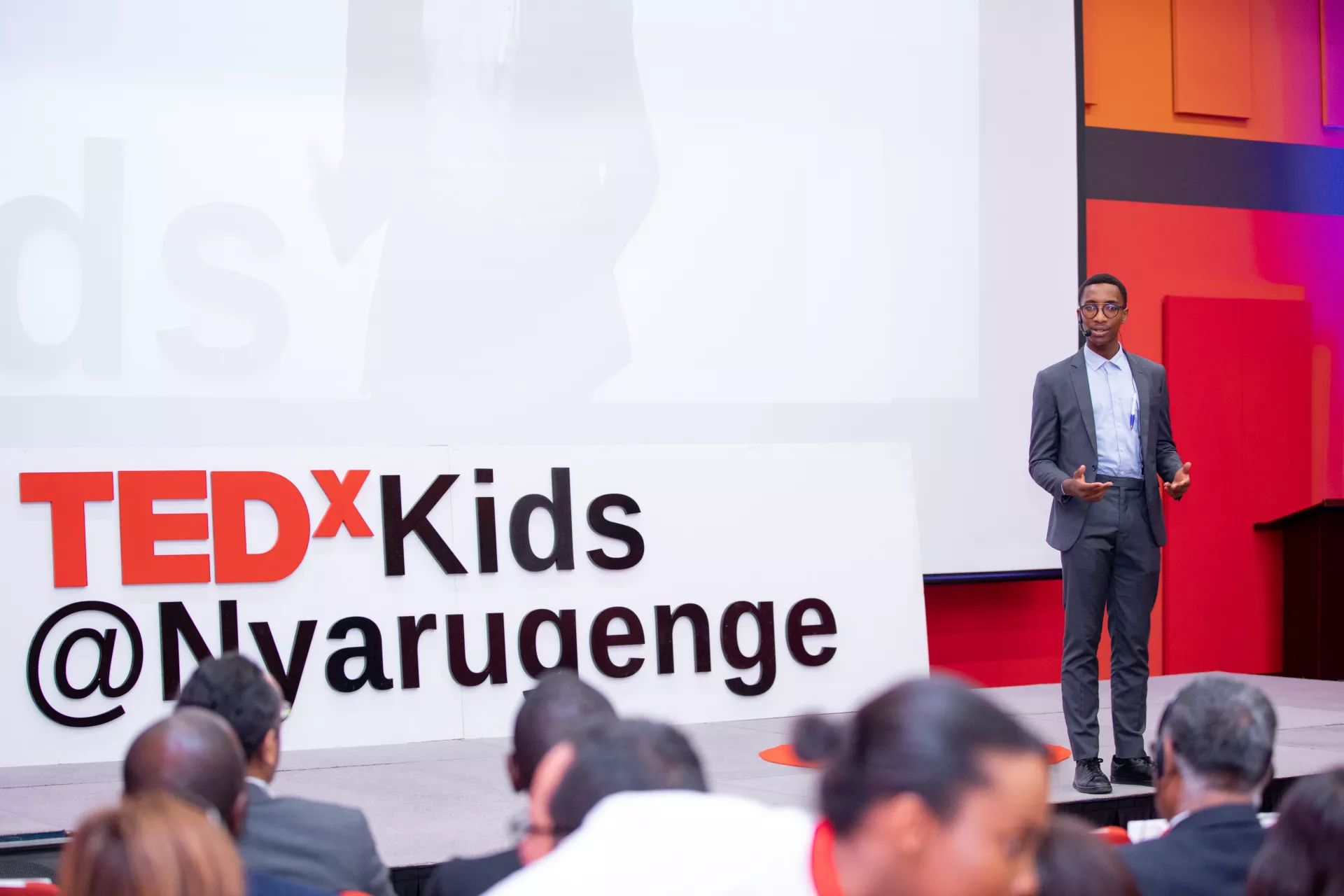 Israel, 17, was one of two Masters of Ceremony who led UNICEF's TEDxKids event celebrating World Children's Day and the 30th anniversary of the Convention on the Rights of the Child.