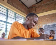 A student in a class