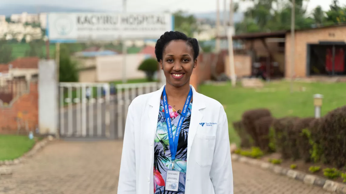 Noella Uwera, Neonatal Nurse at Kacyiru Hospital