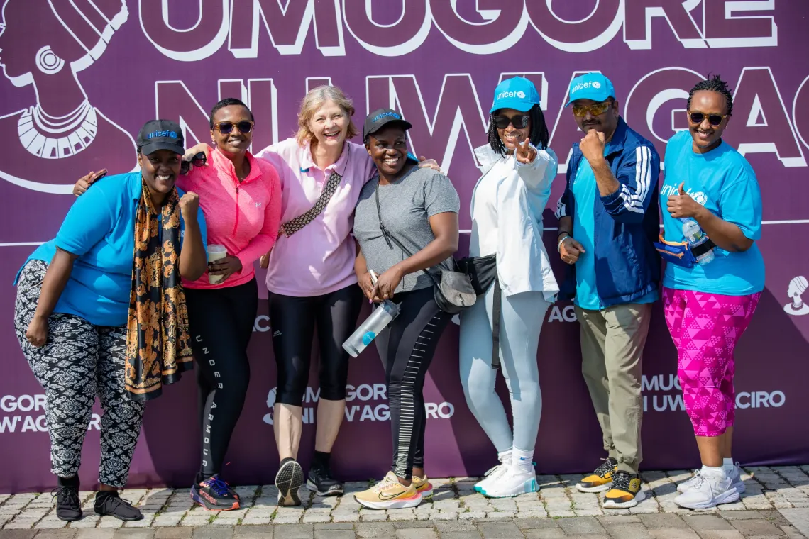 Women pose for a photo