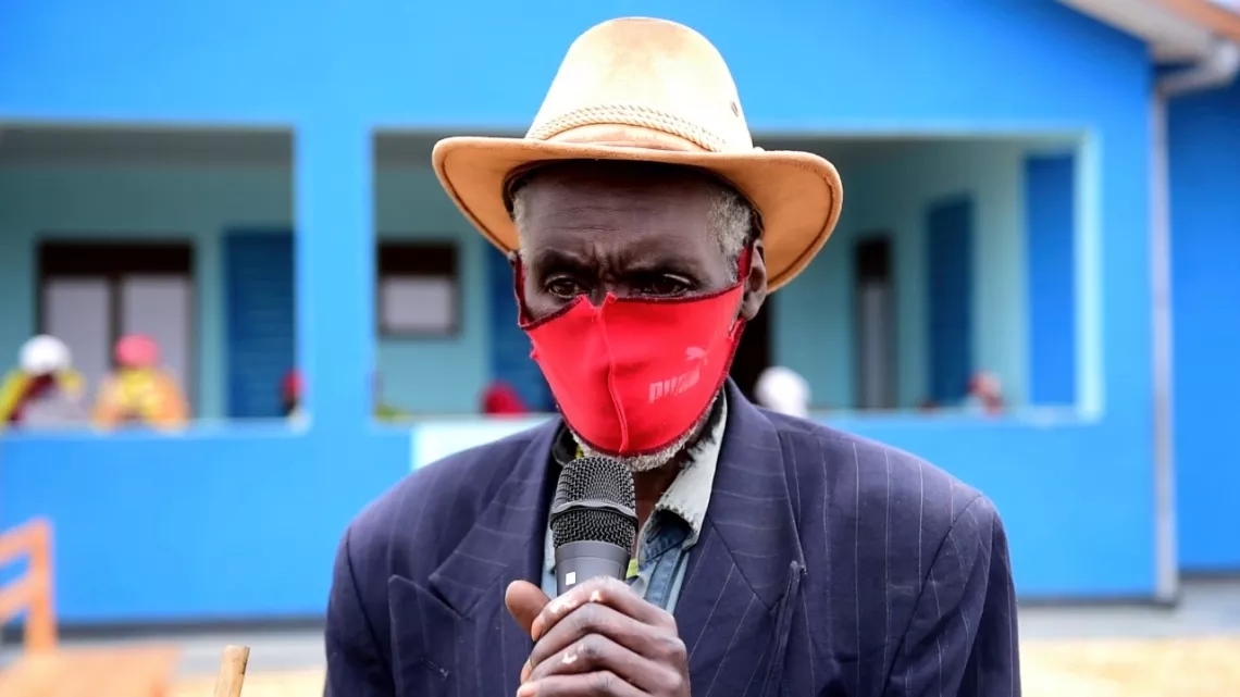 Sebaganwa Modeste, a resident of Mishungero Cell expressed his gratitude for the newly built SGHP near his place. 