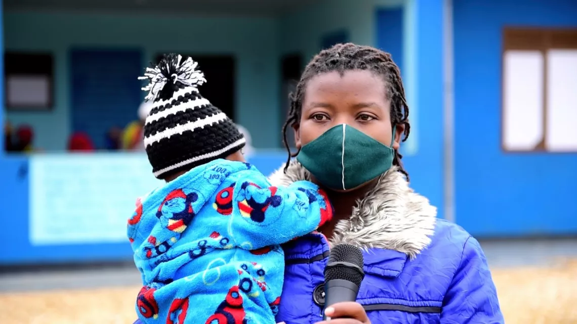 Uwambajimana Violette, a mother of two, says that having a SGHP that provides a variety of health services will be beneficial for children and their families.