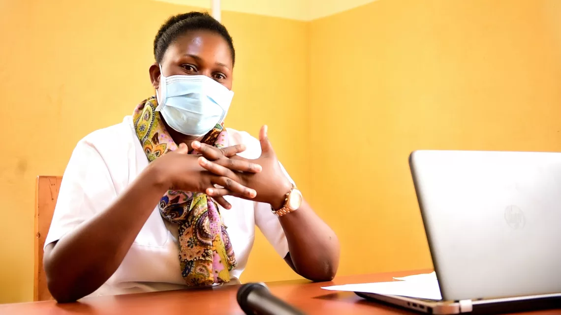 Nyirakamana Marie Claire, Head of the Nyabimata Health Center says that the establishment of the Second Generation Health Post in different cells will contribute to improving the quality of life, health and wellbeing of the neighbouring population. 