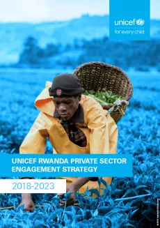 UNICEF Rwanda Private Sector Engagement Strategy Cover