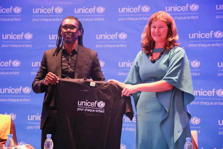 Le s&eacute;lectionneur de l&rsquo;&eacute;quipe nationale de football du S&eacute;n&eacute;gal, Aliou Ciss&eacute; devient Ambassadeur National de l&rsquo;UNICEF 