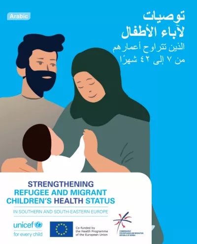 Recommendations for Parents of children 7&ndash;24 months in Arabic