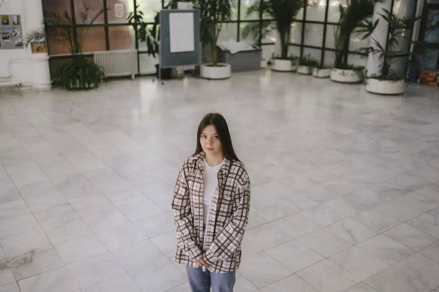 Beatris at her school