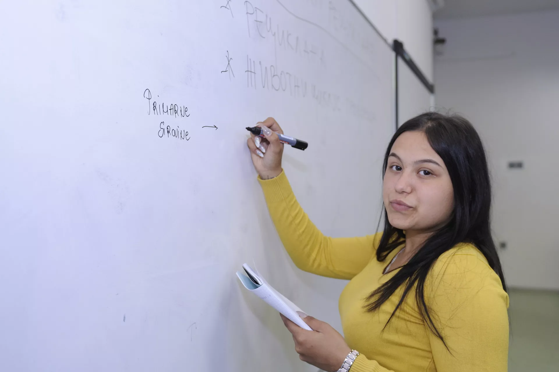 Željana Ambru&scaron; (17), crta &scaron;emu reciklaže.