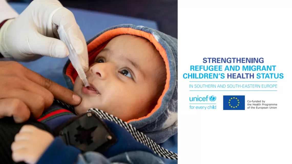 Strengthening refugee and migrant children's health status in Southern and South-Eastern Europe