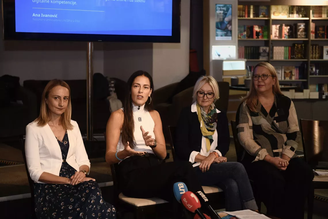 Ana Ivanovic Digital literacy event october 2024