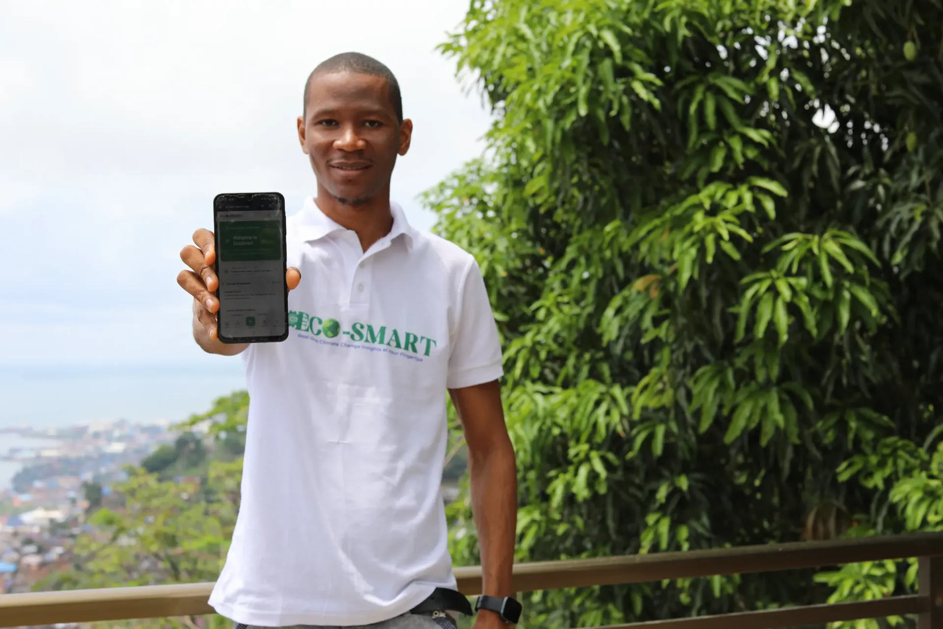 Abdulai Barrie, a participant in Sierra Leone's Digital Public Goods initiative, is using technology skills gained through the programme to develop solutions that address challenges facing communities. 