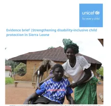 Evidence brief_strengthening disability inclusive child protection in Sierra Leone