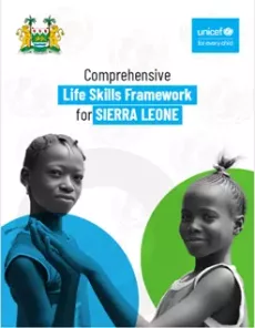 Cover page of the Comprehensive Life Skills Framework for Sierra Leone