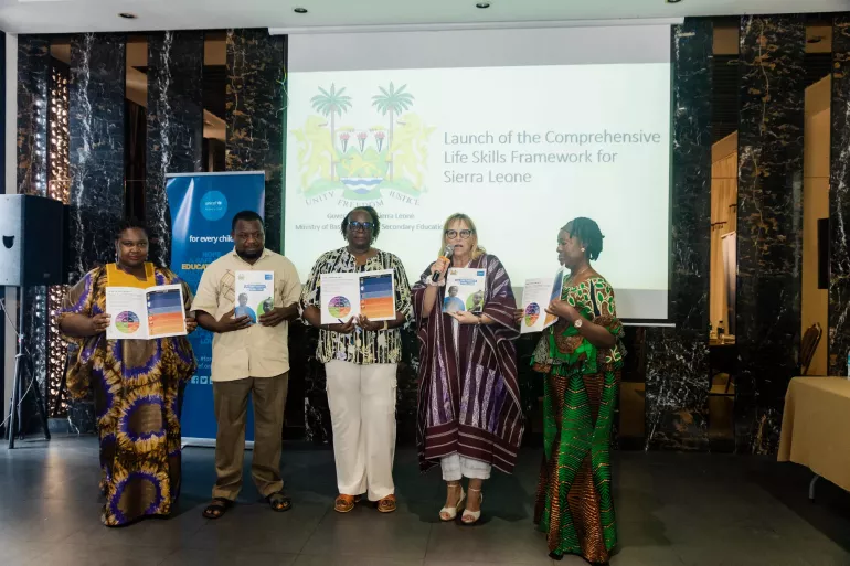 UNICEF Deputy Representative and partners launch the National Life Skills Framework to Empower Adolescents for the Future 
