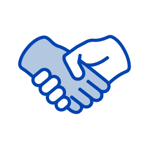 Icon: chid protection - handshake