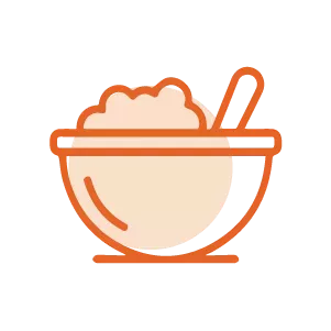 Icon of a bowl of food