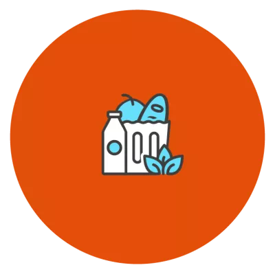 Icon of a bag of food