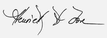 UNICEF Executive Director Henrietta Fore signature