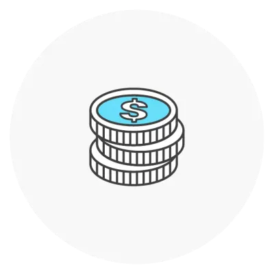 Icon of coins