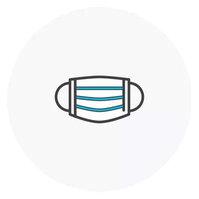 Icon of medical mask