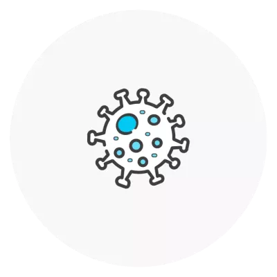 Icon of virus