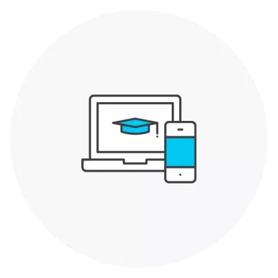 Icon of laptop and mobile