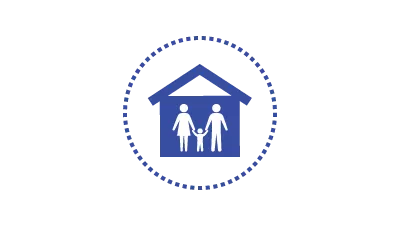 Graphic representing support for lifecycle parenting