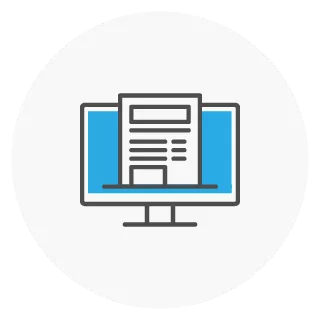 icon of computer screen