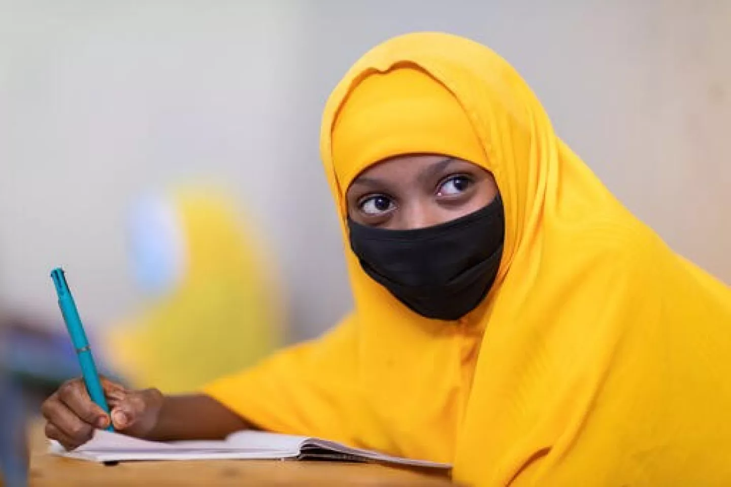 Girl in school