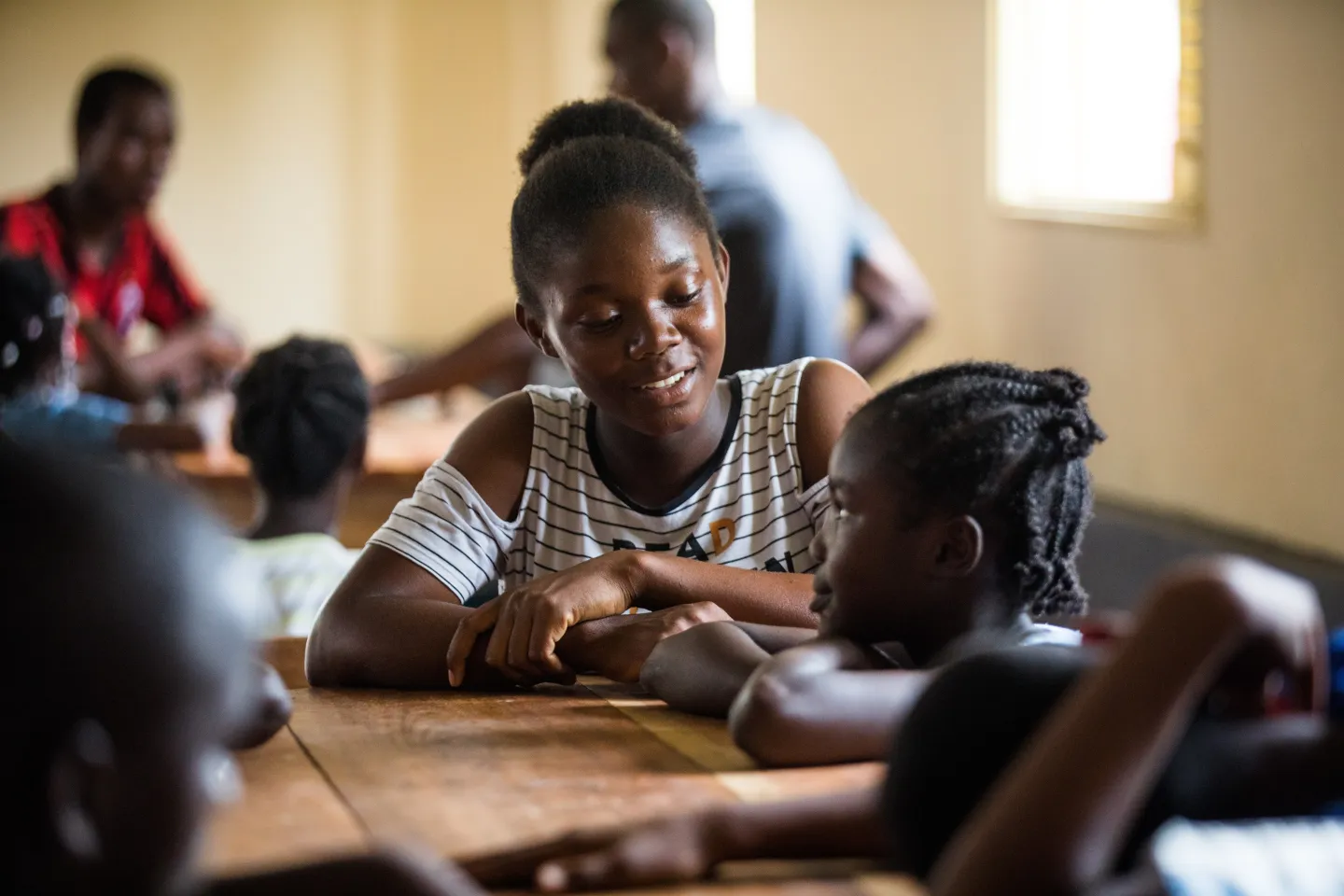 A class of school in Sao Tom&eacute; e Principe