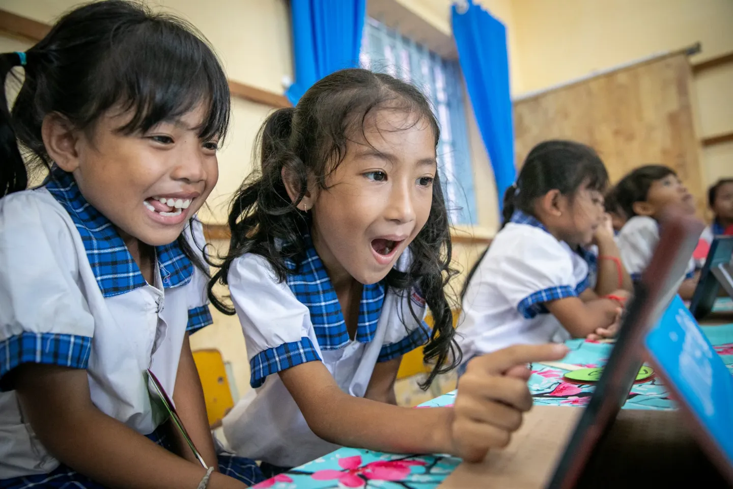 Girls in Vietnam on digital books